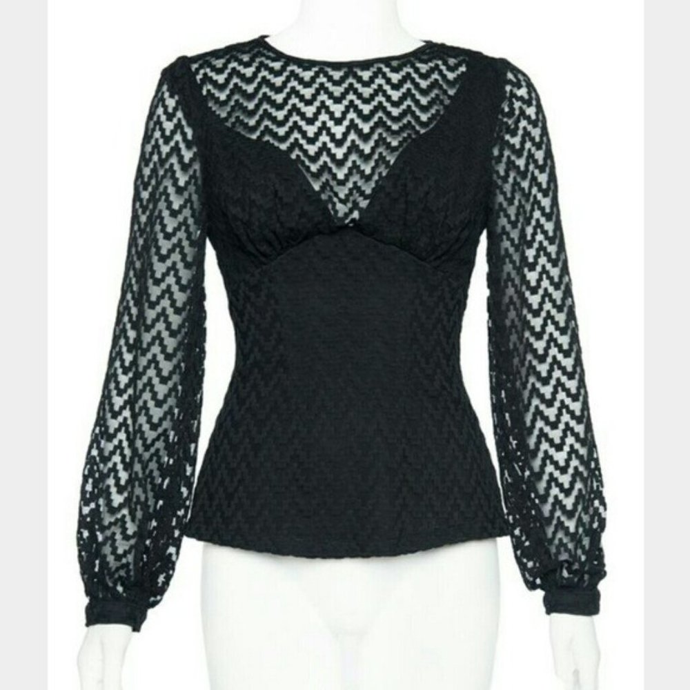 Pinup Couture | Laura Byrnes California Lisa Top | SMALL